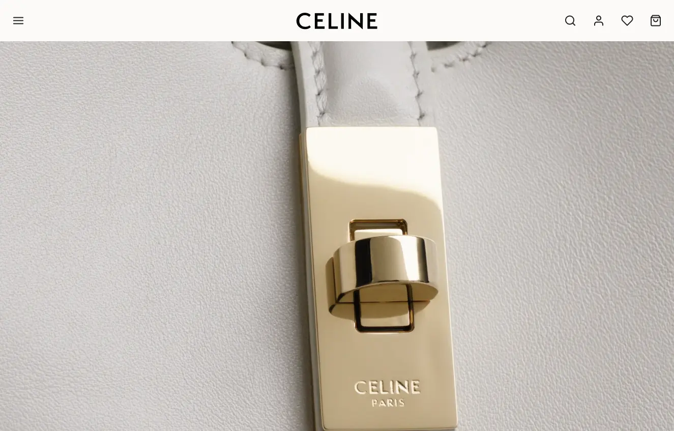 Redesigned Celine.com homepage